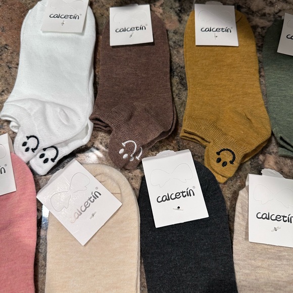 Smiley Face Assorted Color Socks - Picture 4 of 5